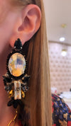 Black & Gold Ivana Earrings