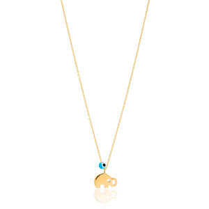 Gold elephant necklace tiffany clearance