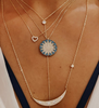 Turquoise Big Sun Necklace