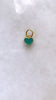 Turquoise Mini Enamel Heart Charm