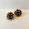 Blue & Gold Madi Earrings