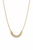 Emerald Crescent Necklace