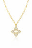 Swarovski Big Clover Petal Necklace