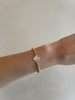 Mother of Pearl Clover Beaded Bracelet