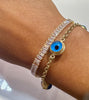 Evil Eye Cable Bracelet