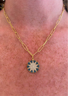Turquoise Mini Sun Charm