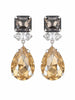 Charcoal & Nude Richelle Earrings