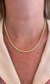 Round Tennis Necklace