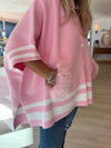 Pink Baseball Poncho