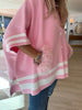 Pink Baseball Poncho