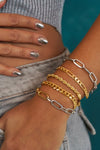 Kohlby Two Tone Chain Bracelet