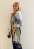Lime Watercolor Shawl