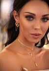Solid Initial Necklace
