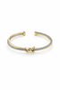 Two-tone Twist Bangle