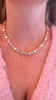 Light Pink Gala Tennis Necklace