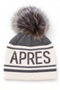 Grey Apres Ski Hat