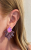 Purple Lagos Earrings