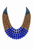 Blue & Amber Dior Statement Necklace
