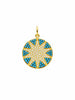 Turquoise Mini Sun Charm