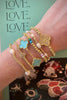 Turquoise Multi Clover Bracelet