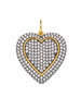 Big Double Heart Charm