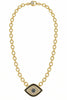 Shimmer Eye Chain Necklace