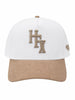Boardwalk Tan Suede and White Halifax Snapback