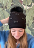 Black Bows & Crystal Toque