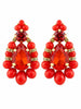 Red Brianna Earrings