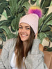 Light Pink Rainbow Toque
