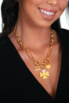 Four Hearts Clover Charm