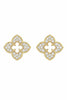 Swarovski Clover Petal Studs