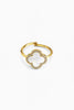 Mother of Pearl Clover Ring