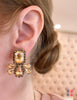 Gold Angela Studs