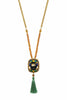 Green & Purple Emma Necklace