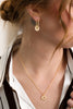 Radiant Pavé Paperclip Huggies