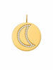 Moon Medallion Charm
