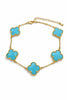 Turquoise Multi Clover Bracelet