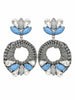 Grey & Blue Elora Earrings