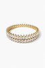 Oval Diamond Wrap Bangle