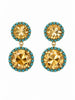 Turquoise & Gold Maura Earrings