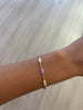 Lilac Pearl Beaded Bracelet