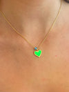 Electric Heart Necklace