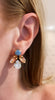 Blue, White & Champagne Alessia Earrings