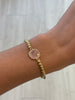 Pink Stone Beaded Bracelet
