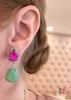 Pink & Green Ali Earrings