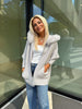 Grey Poncho w/ Fur Hood