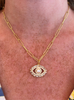 Pearl Eye with Lashes Charm