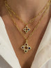 Swarovski Jewel Clover Petal Necklace