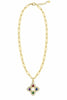Swarovski Jewel Clover Petal Necklace